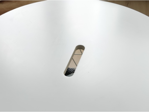 gorra agujero ikea kvistbro mesa cesta cubierta carcasa funda casa cortar tajos Mesa auxiliar 3d print model - Mito3D