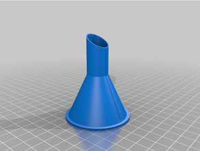 customized parametric funnel 3d print model - Mito3D