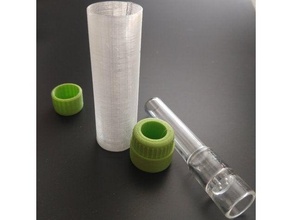 arizer assolo 2 bicchiere tubo tappi 3d print model - Mito3D