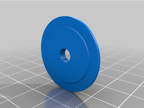 orange pivot bearing cap 3d print model - Mito3D