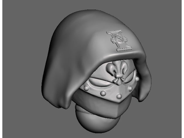 hood battle sister helmet sob w40k warhammer 40k 3D print model - Mito3D