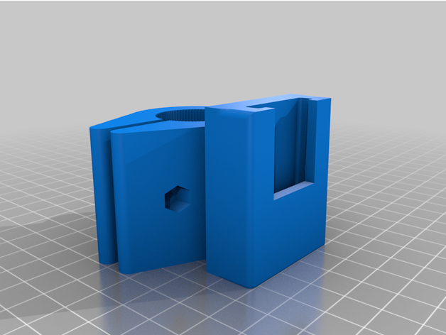 adattatore riempitivo personalizzabile filamento titolare supporto scrivania bobina tubo morsetto 3D print model - Mito3D