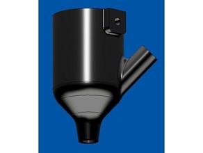 k40 air assist nozzle cnc laser 3d print model - Mito3D