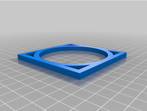 customized square circle 3d print model - Mito3D