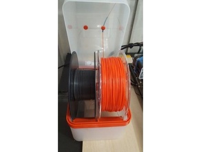 cerrado carrete rodillo caja filamento soporte sovol sv01 3d print model - Mito3D