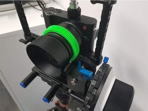 engrenagem Segue foco panasonic h h025k lente 3d print model - Mito3D