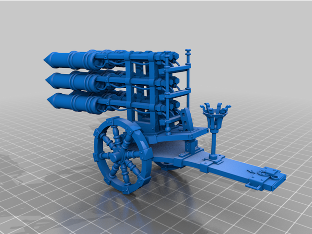 Grimstorm Rakete Startprogramm Fantasie Kriegshammer 3D print model - Mito3D