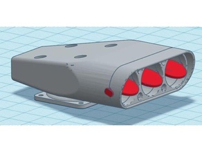 fatshark dominateur ventilateur couverture gaine 3d print model - Mito3D