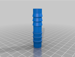 hose adapter r6 customized 3d print model - Mito3D