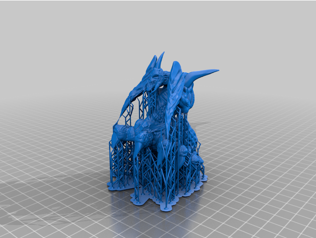 Duriel 2 Daemon Dämon Diablo 3D print model - Mito3D