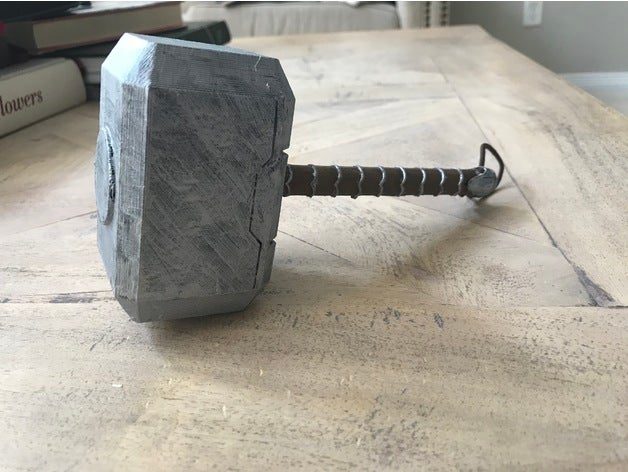mjolnir Thors Hammer Wunder thors 3D print model - Mito3D