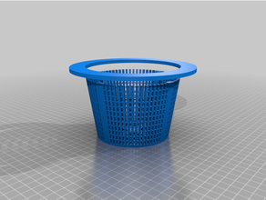 cestino schiumatoio denaro contante piscine personalizzato 3d print model - Mito3D
