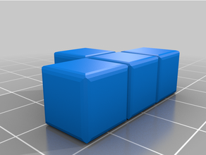 3d tetris pieces puzzle box + 3d print model - Mito3D