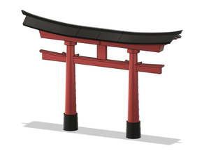 torii inspired fusion360 fusion 360 itsukushima shrine japan japanese culture miyajima gate 3d print model - Mito3D