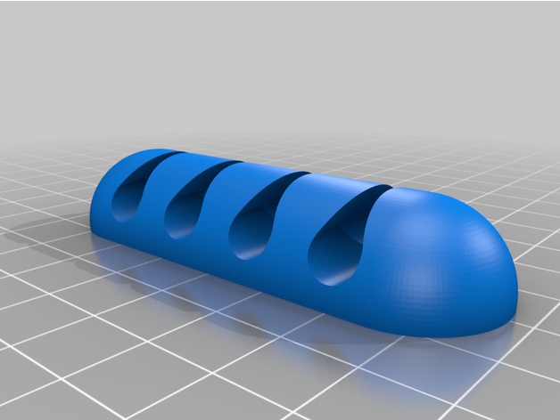 customized cable holder manager 3D print model - Mito3D