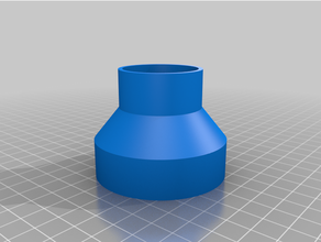 personalizado simples tubo redutor 3d print model - Mito3D