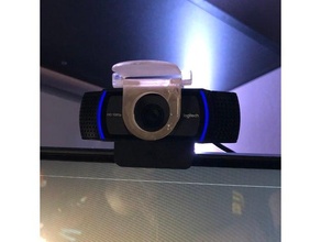 logitech c920 webcam privacy copertina guaina 3d print model - Mito3D