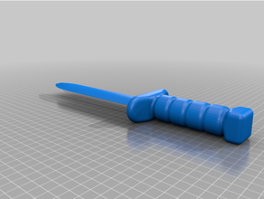 cristal couteau 3d print model - Mito3D