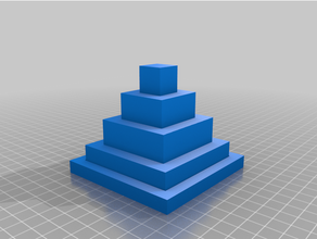 piramide puzzle gioco 3d print model - Mito3D
