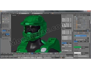 halo infinite - master chief inspired armor set visor 3d print model - Mito3D