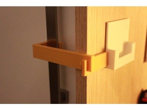 cabinet door holder doors holders 3d print model - Mito3D