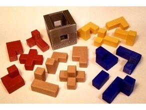 cover 1 2 3 4 puzzles puzzle 3d print model - Mito3D