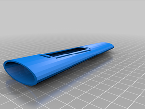flat kazoo 3d print model - Mito3D