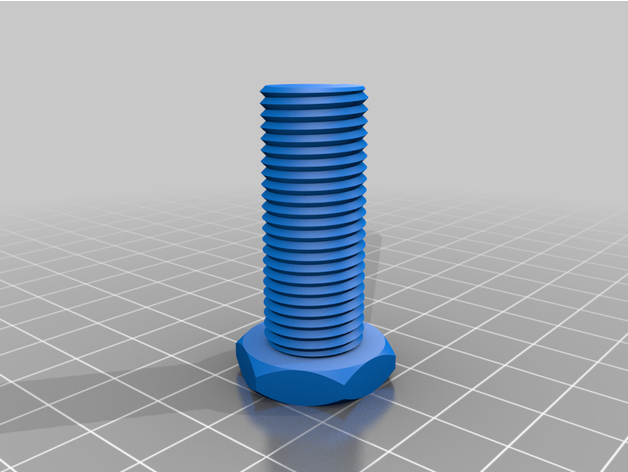 m14 Bolzen 35mm angepasst 3D print model - Mito3D