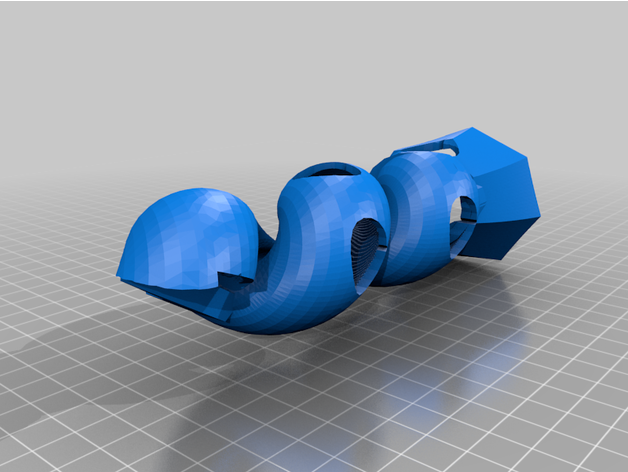 retorcido kazoo 3D print model - Mito3D