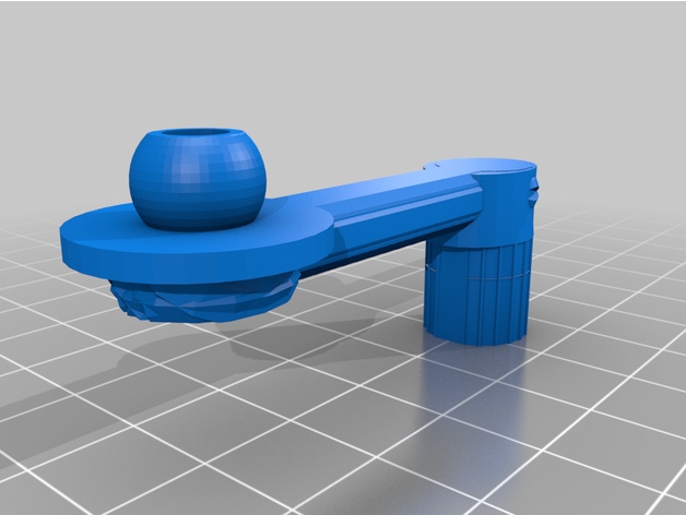 verlängert erreichen Topf Kappen Deckel Potentiometer 3D print model - Mito3D