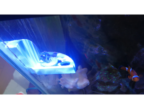 coral frag canto estante magnético aquário peixe plug recife reef pi tanque 3d print model - Mito3D
