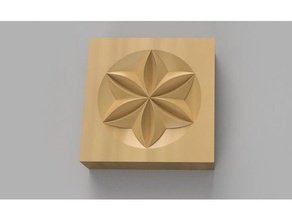 rosetón ramas bois dcor decoración madera escultura talla tallado carpintería 3d print model - Mito3D