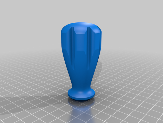 63 mm hex handle 3D print model - Mito3D
