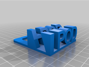ipod deskstand 3d print model - Mito3D