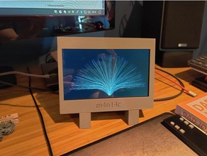 etiqueta 7 pulgada pantalla táctil + rpi caso funda frambuesa pi 3d print model - Mito3D