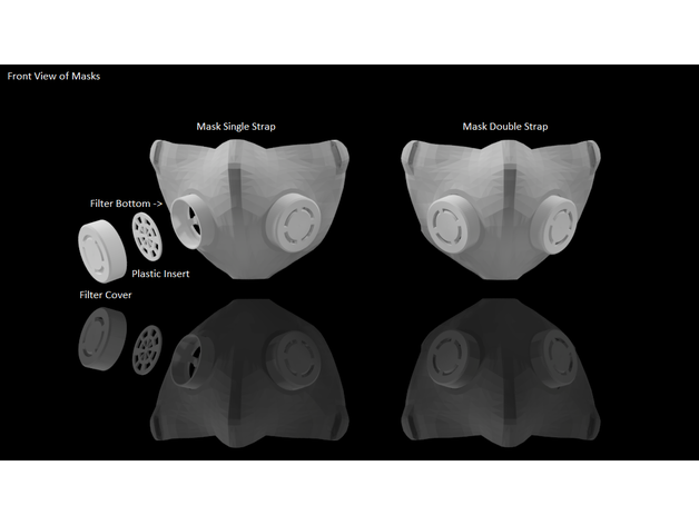 covid 19 mascarar 3D print model - Mito3D