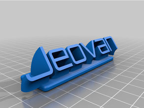 Jeovan işaret özelleştirilmiş 3d print model - Mito3D