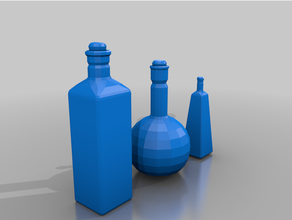 garrafa adereços gubbins 3d print model - Mito3D