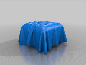 invisible puff mueble gubbins 3d print model - Mito3D