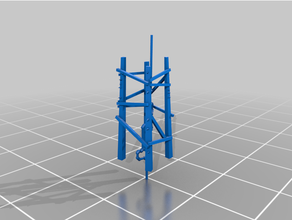 échafaudage tuyau terrain gubbins 3d print model - Mito3D