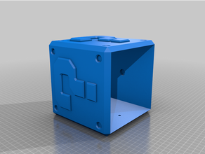 mario question block tp holder 3d print model - Mito3D