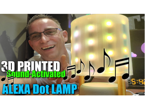 alexa dot sound light stand axela echo govee led minger dreamcolor twhomeshow works 3d print model - Mito3D