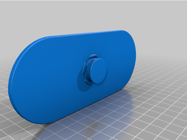 google cubo girar pared montar 3D print model - Mito3D