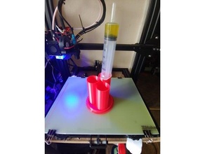 60cc feeding tube syringe holder 3d print model - Mito3D