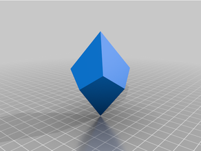 tetragonal Trapezeder Kristall Kristallographie Struktur 3d print model - Mito3D