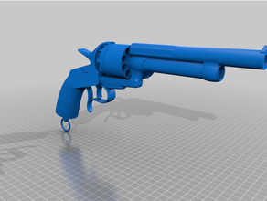 westworld man black lemat revolver fully assembled 3d print model - Mito3D