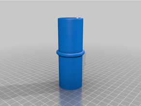 espaço Bolsa adaptador moderno filtro rainha 3d print model - Mito3D