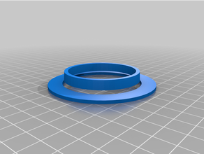 personalizado paramétrico filamento carrete cojinete 3d print model - Mito3D