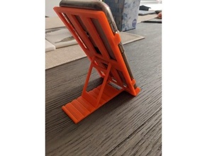 iphone soporte ángulo ajustable horizontal vertical 3d print model - Mito3D
