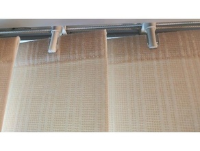 vertical blinds clip 3d print model - Mito3D